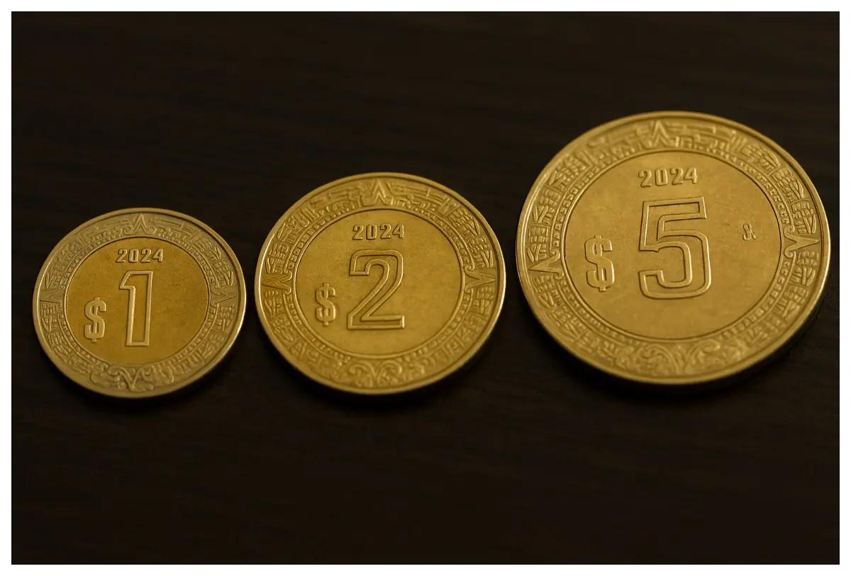 México estrenará nuevas monedas de 1, 2 y 5 pesos con material más resistente y económico