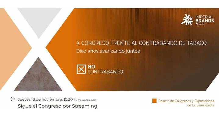 Sigue en directo el X Congreso frente al contrabando de tabaco