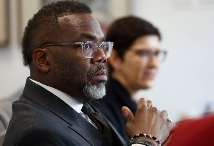 Mayor Brandon Johnson's budget pitch blames Trump
