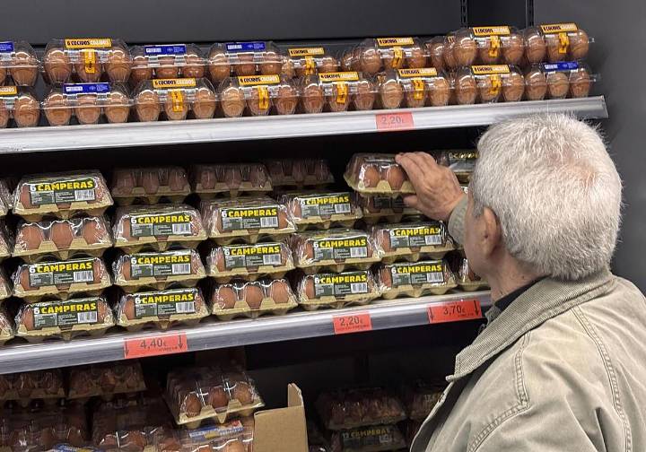 La inflación alcanza su nivel más alto en 16 meses con el precio de los huevos disparado un 22% este año