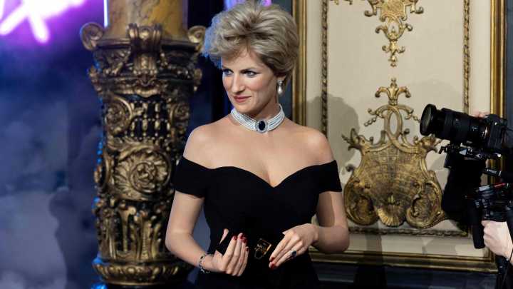 Princess Diana ‘revenge dress’ wax figure unveiled in Paris museum