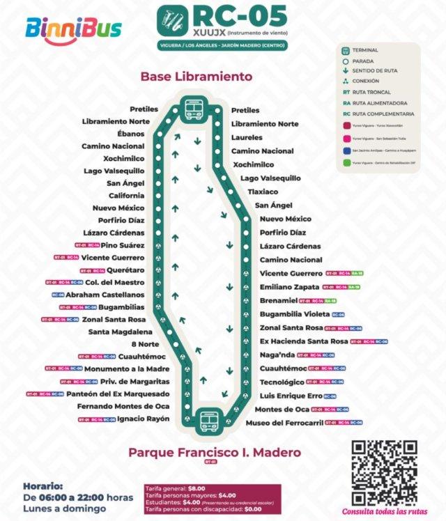 Arrancan operaciones nuevas rutas del BinniBus