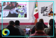 Claudia Sheinbaum encabeza entrega de trenes de pavimentación a municipios del Edomex