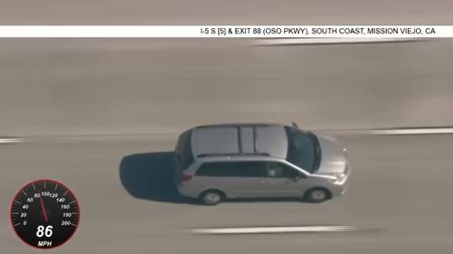 California police chase suspect traveled 170 miles through 4 counties before escaping into Mexico