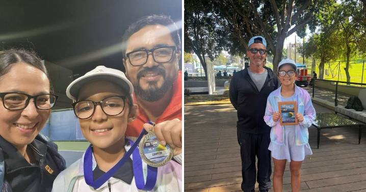 A sus 12 años, Frida Mendoza recibe doble corona en torneo de tenis regional