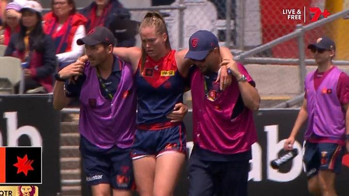 Melbourne’s Eden Zanker out of AFLW final clash with Brisbane but confusion reigns