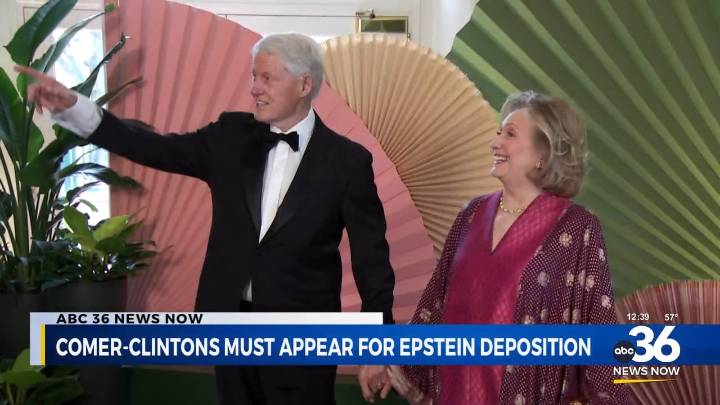 Comer demands in-person depositions from Bill and Hillary Clinton in Epstein probe