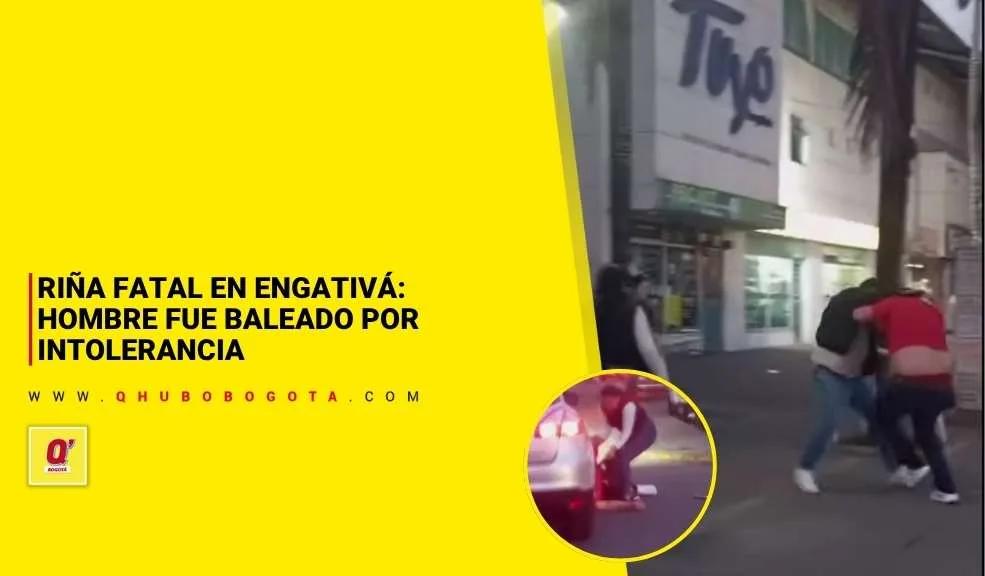 Riña fatal en Engativá: hombre fue baleado por intolerancia