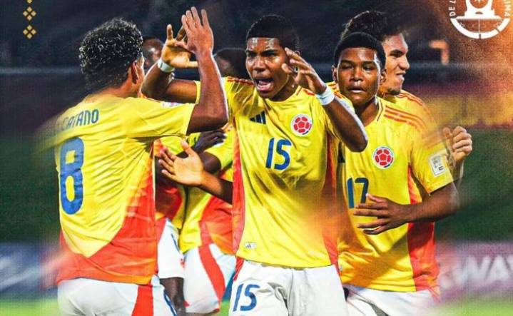 Colombia vence 2-0 a Corea del Norte en el Mundial Sub