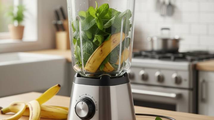 Licuar cáscaras de banana y hojas de menta: por qué recomiendan hacerlo y para qué sirve