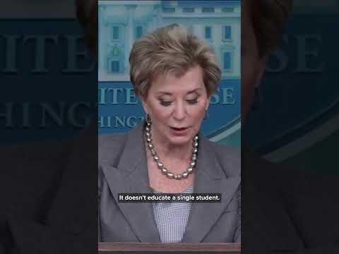 Shutdown 'proved' the Department of Education is not needed, McMahon says