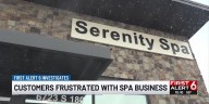 Customers frustrated with spa business