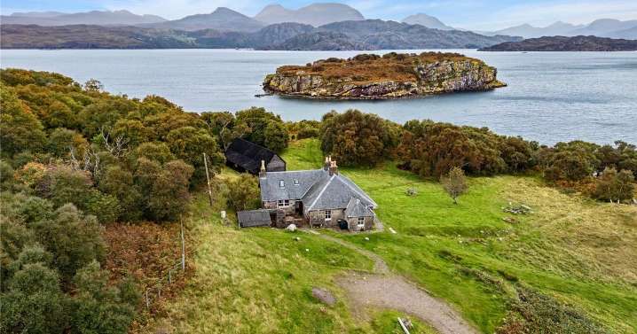 Idyllic cottage that comes with its own private island goes on sale for £550,000