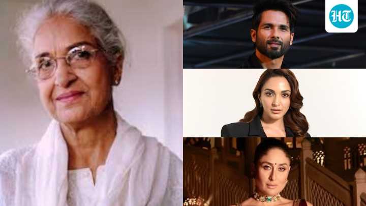 Shahid Kapoor, Kareena Kapoor, Kiara Advani mourn Kamini Kaushal's death