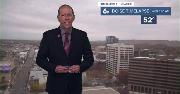 Treasure Valley Sees Rain as higher elevations see some snow