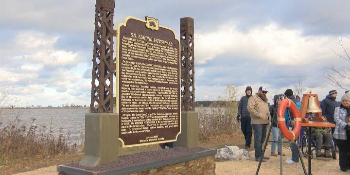 Superior unveils new Edmund Fitzgerald historical marker 50 years after ship’s last voyage