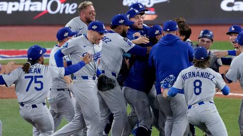 World Series: Dodgers repeat as champions with extra-innings win over Blue Jays in Game 7 in Toronto