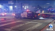Search for suspect after CHP chase crash in South Los Angeles