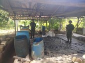 Ejército Nacional neutraliza laboratorio del GAO-r en zona rural del Guaviare
