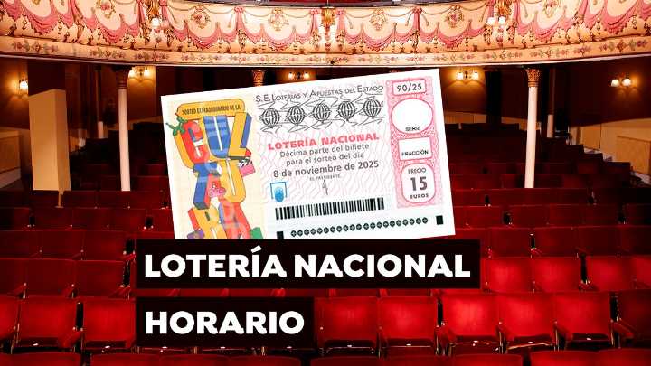 Horario del Sorteo Extraordinario de la Cultura de la Lotería Nacional del sábado 8 de noviembre de 2025