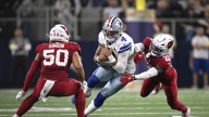 Dak Prescott rolled his ankle, but says it's "fine"