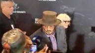 Exclusivo: así llegaba Johnny Depp a la premiere de "Modigliani" en la Argentina