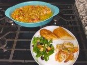 I tried Ina Garten's simple baked shrimp scampi. The dish came together in just a few steps, but tasted gourmet.