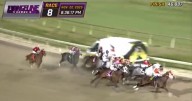 Wrong-way ambulance halts race at Evangeline Downs