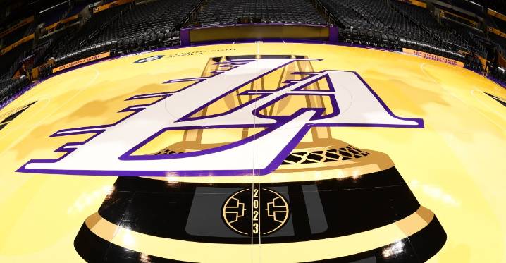 The Lakers’ NBA Cup court was so bad it had to be sent for repairs
