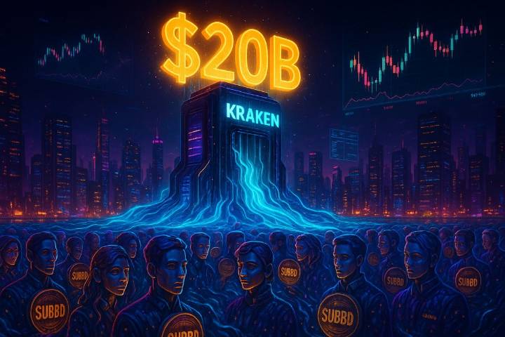 Kraken Hits $20B Valuation, Plans $800M Expansion: Analysts Predict 10x for SUBBD Token