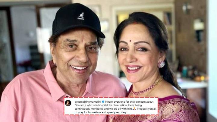 Dharmendra's Wife Hema Malini Shares 1st Statement Amid Hospitalisation Entertainment News