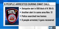 8 people arrested during Pueblo SWAT call