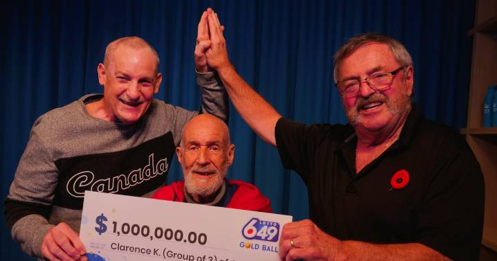 Group of retirees from Simcoe County win $1 lottery Lotto 6/49