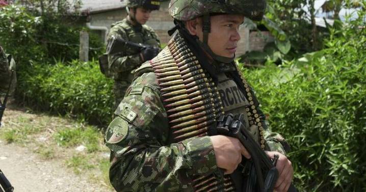 Seven children killed in an air strike in Colombia