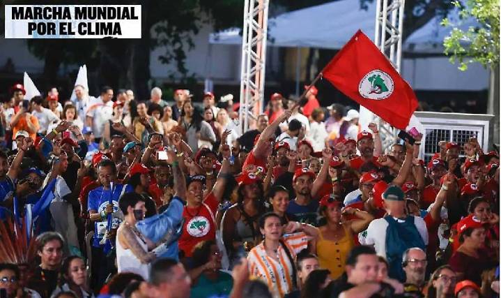 Marcha Mundial por el Clima en amazónica ciudad brasileña de Belém
