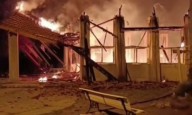 Fue a la comisaría a denunciar que su nieto prendió fuego la iglesia