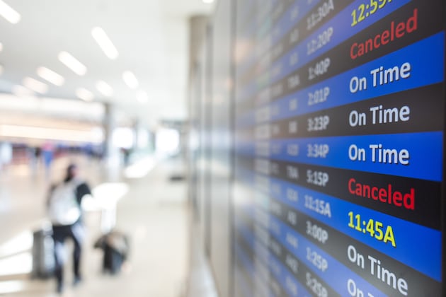 The FAA's mandated flight reductions continue to cause cancellations across the U.S.