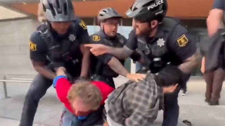 Turning Point USA event prompts protests, arrests at UC Berkeley