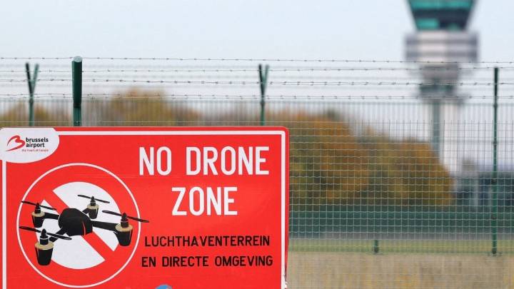 RAF troops ready to bring down suspected Russian drones in Belgium