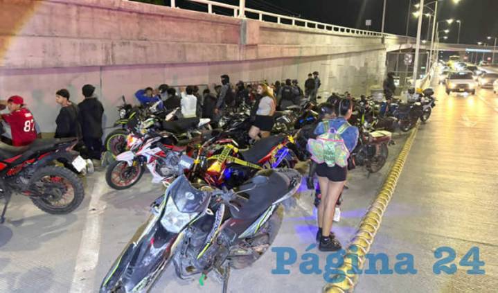 Disuelven Autoridades Rodada de Motoristas