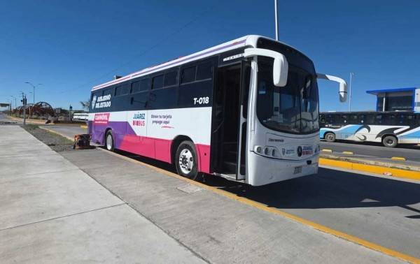 Anuncian nuevas fechas de módulos Juárez Bus para Cobach y maquiladoras