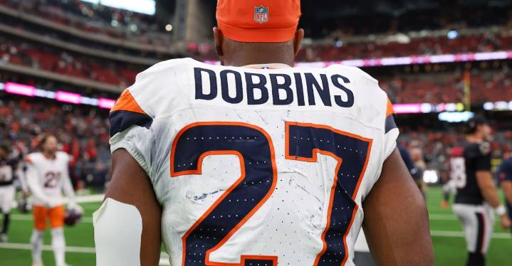 Broncos are placing RB JK Dobbins on the IR due a likely season
