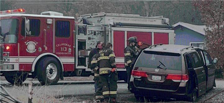 Vehicle crash in Valley Springs leaves three hospitalized