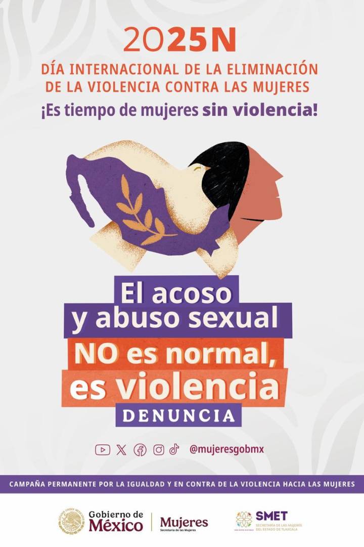 Tlaxcala se suma a los 16 Días de Activismo contra la Violencia de Género