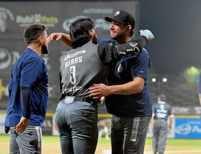 Noche histórica de Leo Heras y Guasave se lleva la serie ante Tucson