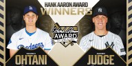 Aaron Judge, Shohei Ohtani win 2025 Hank Aaron Awards
