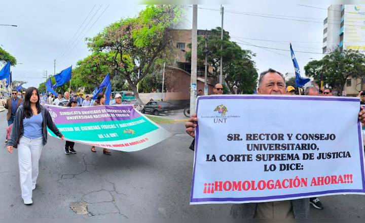Trujillo: 13 mil estudiantes se perjudican tras inicio de huelga indefinida en la UNT