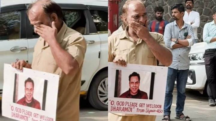 Fan Spotted Getting Emotional Outside Dharmendra’s House, Prays For Speedy Recovery