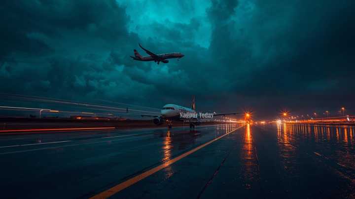 Strong Winds Disrupt Flights: Two Indigo Planes Diverted from Nagpur Airport