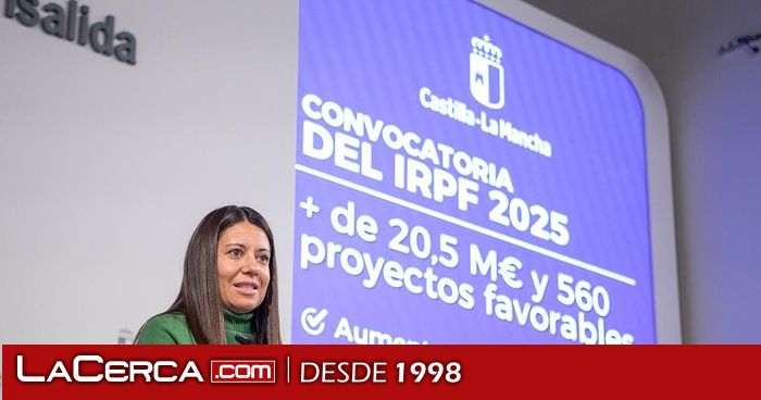 Castilla-La Mancha alcanza cifras históricas en la convocatoria del IRPF 2025, con más de 20,5 millones y 560 proyectos sociales aprobados